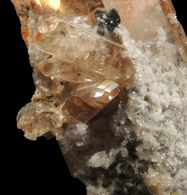 Topaz with rhyolite inclusions from Thomas Range, Juab County, Utah