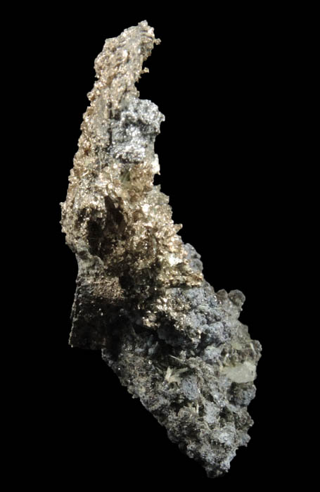 Silver (naturally crystallized native silver) with Acanthite from Deer Horn Mine, Cobalt District, Ontario, Canada