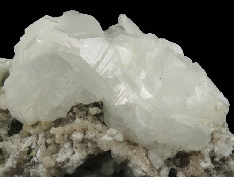 Apophyllite with minor Calcite from Millington Quarry, Bernards Township, Somerset County, New Jersey