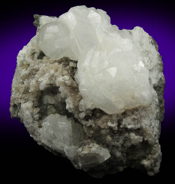 Apophyllite with minor Calcite from Millington Quarry, Bernards Township, Somerset County, New Jersey