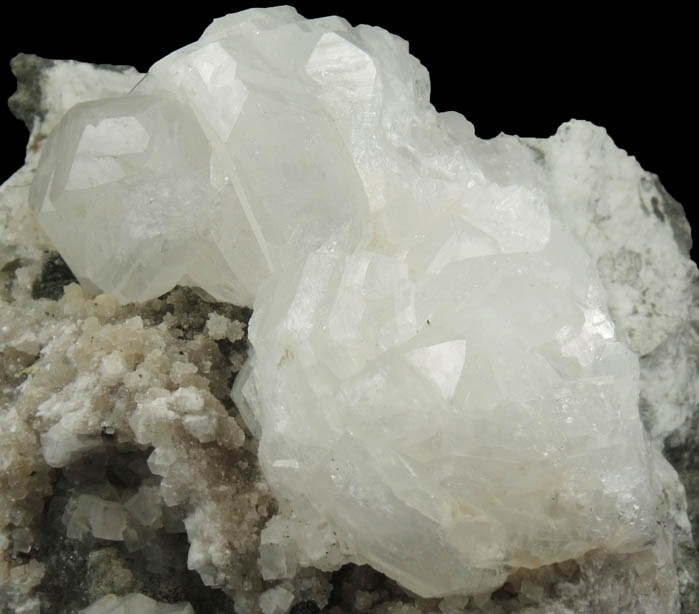 Apophyllite with minor Calcite from Millington Quarry, Bernards Township, Somerset County, New Jersey