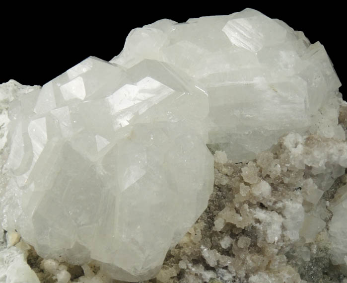 Apophyllite with minor Calcite from Millington Quarry, Bernards Township, Somerset County, New Jersey