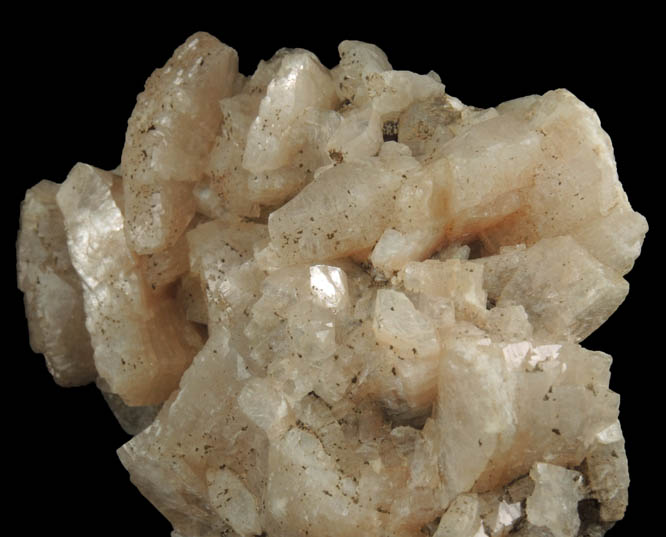 Heulandite from Upper New Street Quarry, Paterson, Passaic County, New Jersey