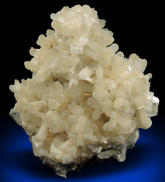 Stilbite on Quartz pseudomorphs after Anhydrite from Prospect Park Quarry, Prospect Park, Passaic County, New Jersey