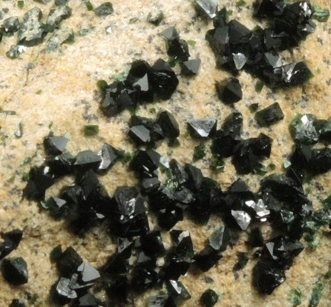 Libethenite from L'Etoile du Congo Mine, Lubumbashi, Katanga Copperbelt, Haut-Katanga Province, Democratic Republic of the Congo