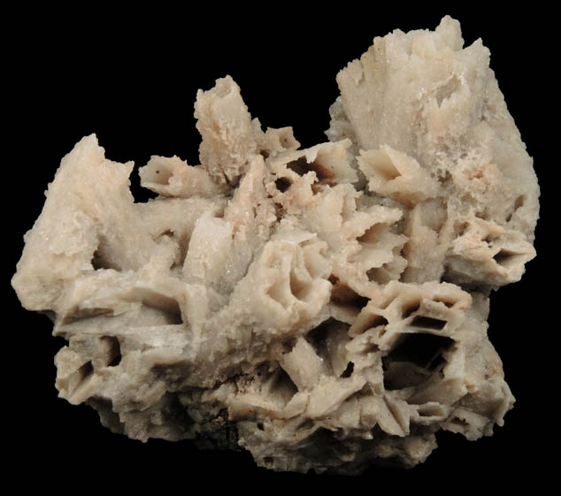 Quartz pseudomorphs after Glauberite from Upper Montclair, Essex County, New Jersey