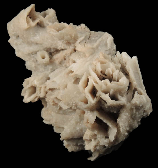 Quartz pseudomorphs after Glauberite from Upper Montclair, Essex County, New Jersey