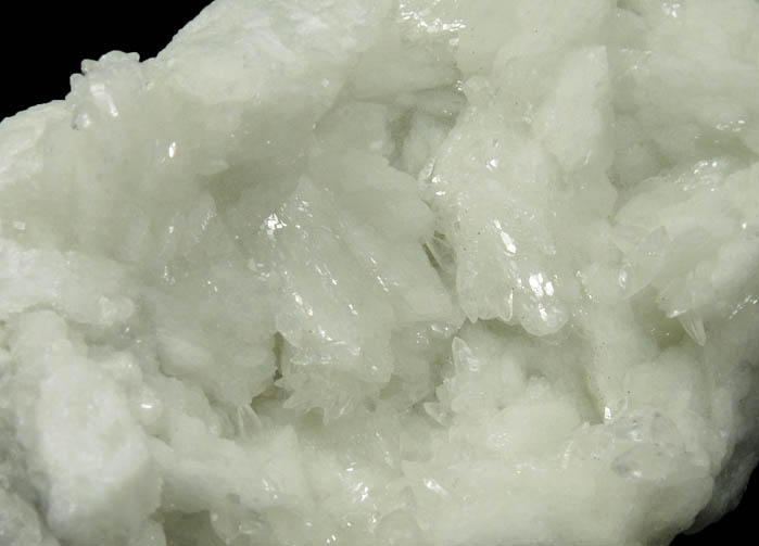 Calcite on Datolite from Millington Quarry, Bernards Township, Somerset County, New Jersey