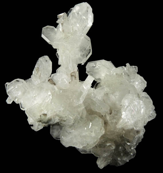 Natrolite with Apophyllite overgrowth from Millington Quarry, Bernards Township, Somerset County, New Jersey