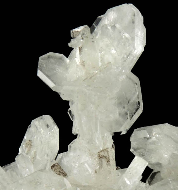 Natrolite with Apophyllite overgrowth from Millington Quarry, Bernards Township, Somerset County, New Jersey