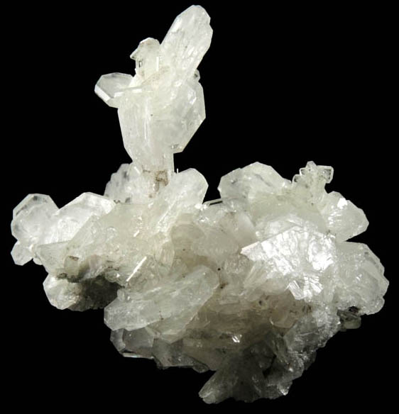 Natrolite with Apophyllite overgrowth from Millington Quarry, Bernards Township, Somerset County, New Jersey