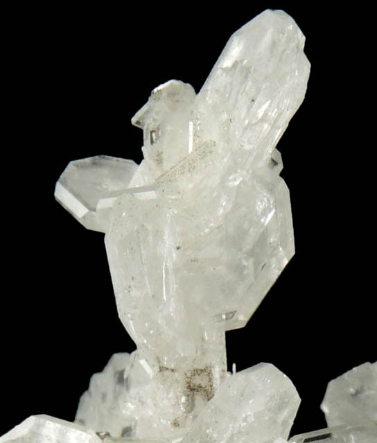 Natrolite with Apophyllite overgrowth from Millington Quarry, Bernards Township, Somerset County, New Jersey