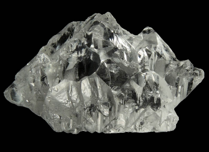 Quartz (doubly terminated complex crystal) from (Boulder Batholith?), Jefferson County, Montana