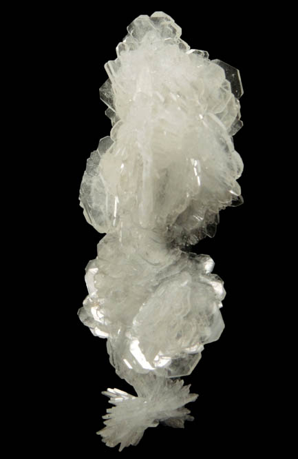 Barite on Stibnite from Baia Sprie, Maramures, Romania