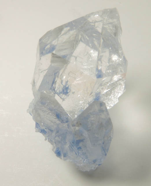 Quartz with Dumortierite inclusions from Vaca Morta Mine, Boquira, 20 km NW of Macabas, Bahia, Brazil