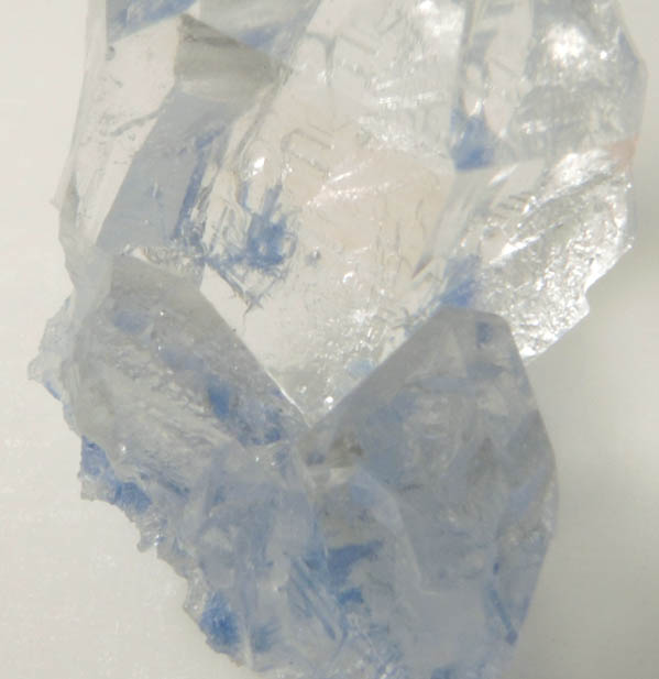 Quartz with Dumortierite inclusions from Vaca Morta Mine, Boquira, 20 km NW of Macabas, Bahia, Brazil