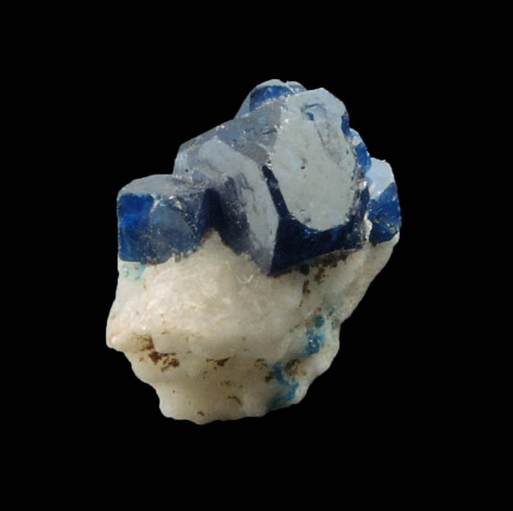 Boleite on Anglesite from Amelia Mine, Boleo District, near Santa Rosalia, Baja California Sur, Mexico (Type Locality for Boleite)