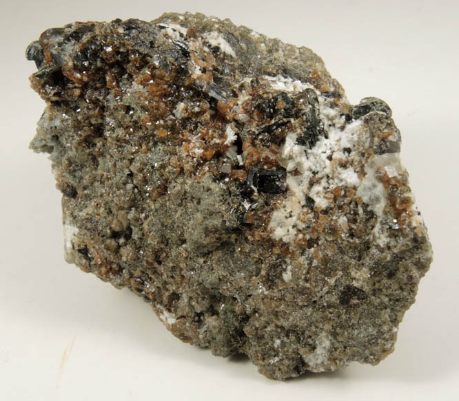 Garronite with Grossular from Islandmagee, County Antrim, Norther Ireland