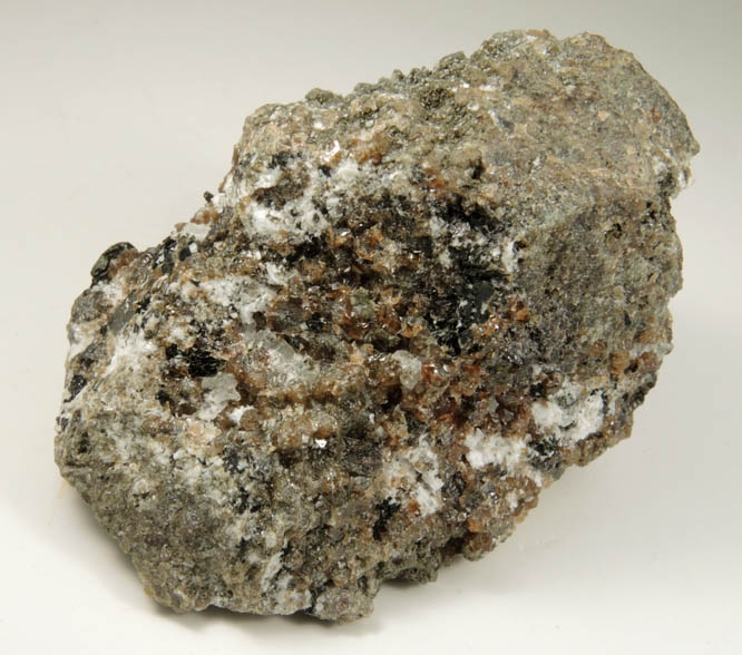 Garronite with Grossular from Islandmagee, County Antrim, Norther Ireland