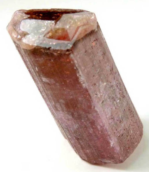 Elbaite var. Rubellite Tourmaline with facet-grade gem nodule from Himalaya Mine, Mesa Grande District, San Diego County, California