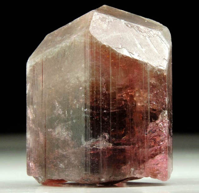 Elbaite var. Rubellite Tourmaline with facet-grade gem nodule from Alto Ligonha District, Zambezia, Mozambique