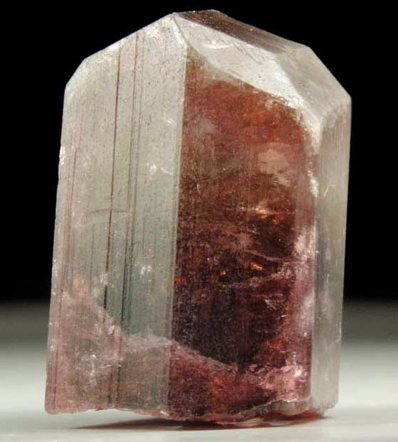 Elbaite var. Rubellite Tourmaline with facet-grade gem nodule from Alto Ligonha District, Zambezia, Mozambique