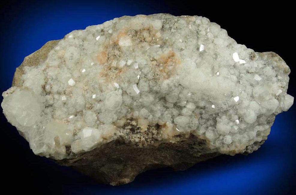 Analcime with Calcite from Cape Split, Blomidon Peninsula, Nova Scotia, Canada