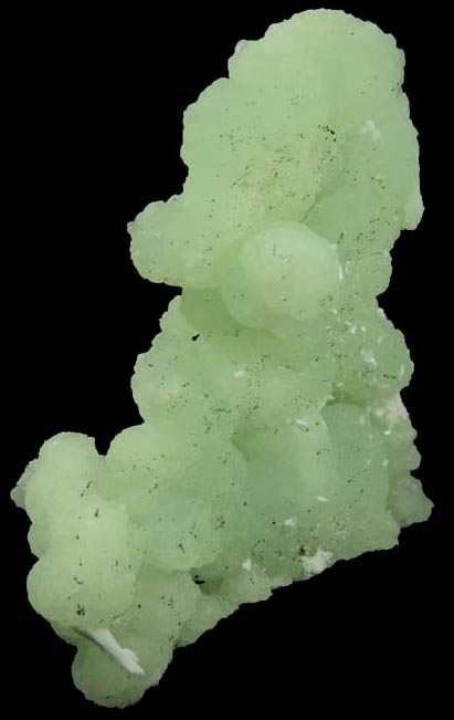 Prehnite pseudomorphs after Anhydrite with Chlorite and Laumontite from Upper New Street Quarry, Paterson, Passaic County, New Jersey