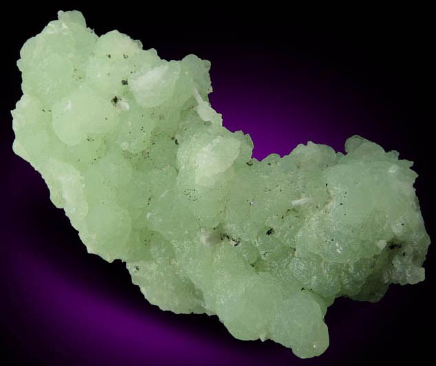 Prehnite pseudomorphs after Anhydrite with Laumontite from Upper New Street Quarry, Paterson, Passaic County, New Jersey