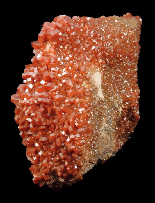 Vanadinite from Mibladen, Haute Moulouya Basin, Zeida-Aouli-Mibladen belt, Midelt Province, Morocco