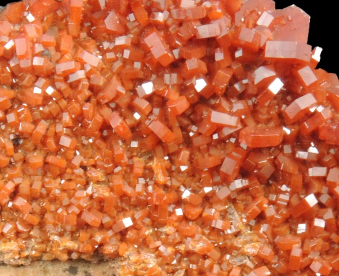 Vanadinite from Mibladen, Haute Moulouya Basin, Zeida-Aouli-Mibladen belt, Midelt Province, Morocco