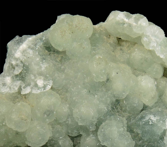 Prehnite from O and G Industries Southbury Quarry, Southbury, New Haven County, Connecticut