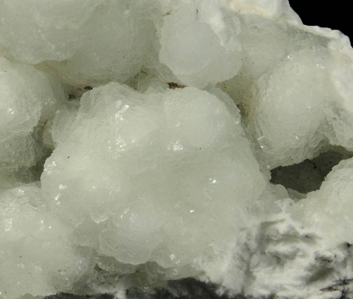 Prehnite from O and G Industries Southbury Quarry, Southbury, New Haven County, Connecticut