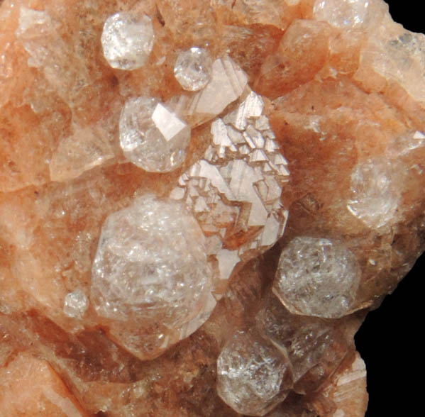 Analcime on Gmelinite pseudomorphs after Chabazite from Pinnacle Rock, Five Islands, Nova Scotia, Canada