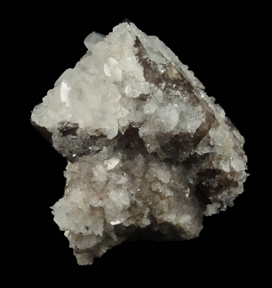 Scheelite, Calcite, Muscovite from Yaogangxian Mine, 32 km southeast of Chenzhou, Hunan, China