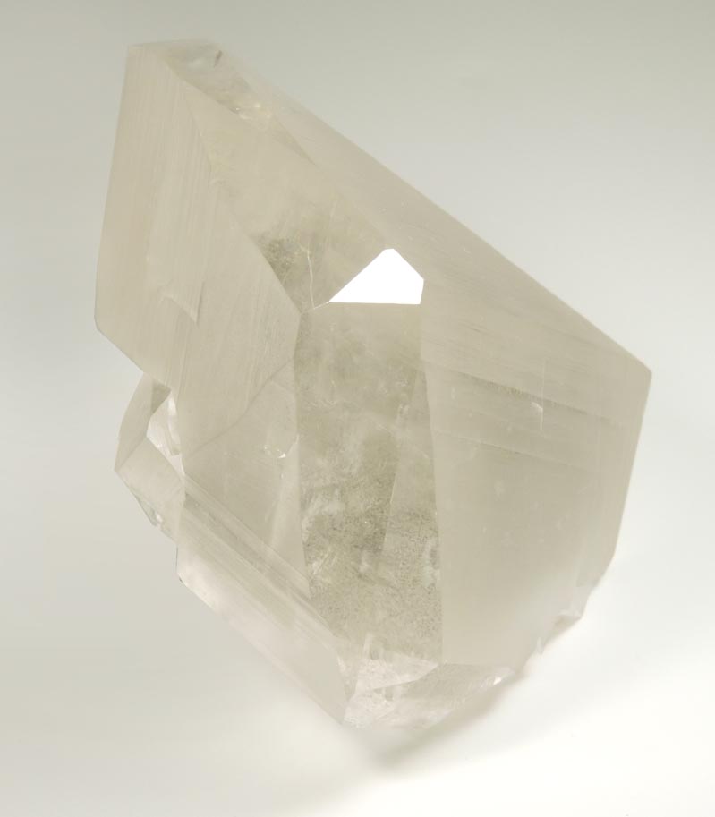 Calcite (with internal phantom zone) from Linwood Mine, Buffalo, Scott County, Iowa