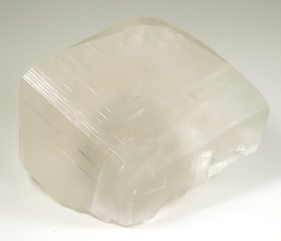 Calcite (with internal phantom zone) from Linwood Mine, Buffalo, Scott County, Iowa