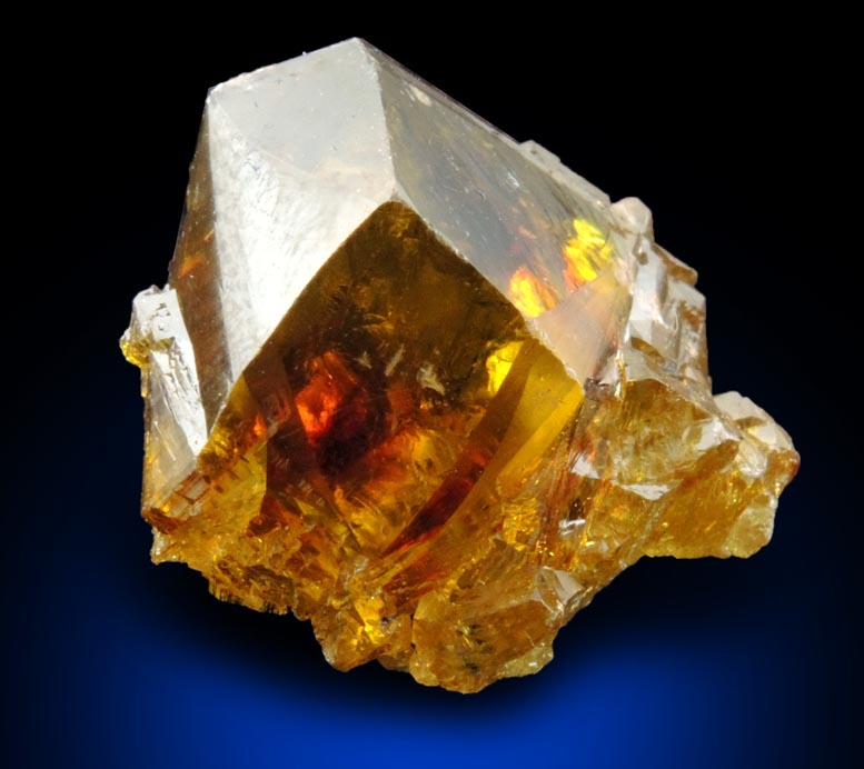 Sphalerite (gem-grade) from Empire State Zinc Mine #4 (formerly ZCA No. 4 Mine), 3800' Level, Balmat, St. Lawrence County, New York