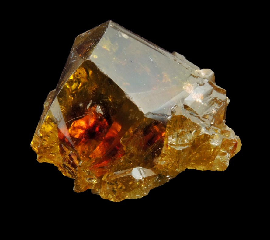 Sphalerite (gem-grade) from Empire State Zinc Mine #4 (formerly ZCA No. 4 Mine), 3800' Level, Balmat, St. Lawrence County, New York