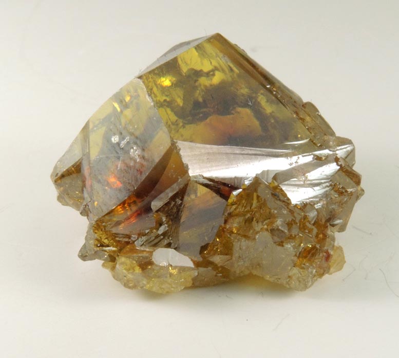 Sphalerite (gem-grade) from Empire State Zinc Mine #4 (formerly ZCA No. 4 Mine), 3800' Level, Balmat, St. Lawrence County, New York