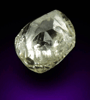 Diamond (1.75 carat superb gem-quality cuttable pale-yellow complex diamond) from Sakha (Yakutia) Republic, Siberia, Russia