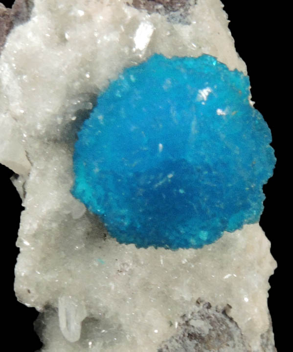 Cavansite on Stilbite-Ca from Wagholi Quarry, Maharashtra, India