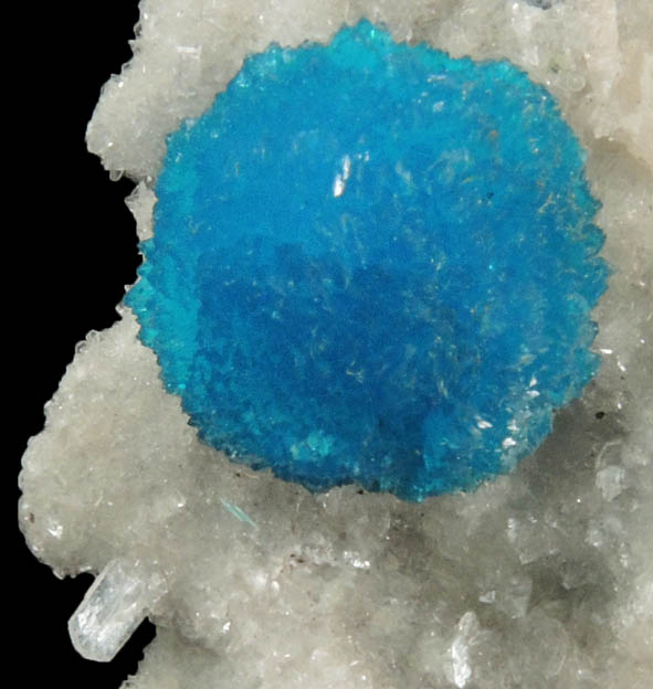 Cavansite on Stilbite-Ca from Wagholi Quarry, Maharashtra, India