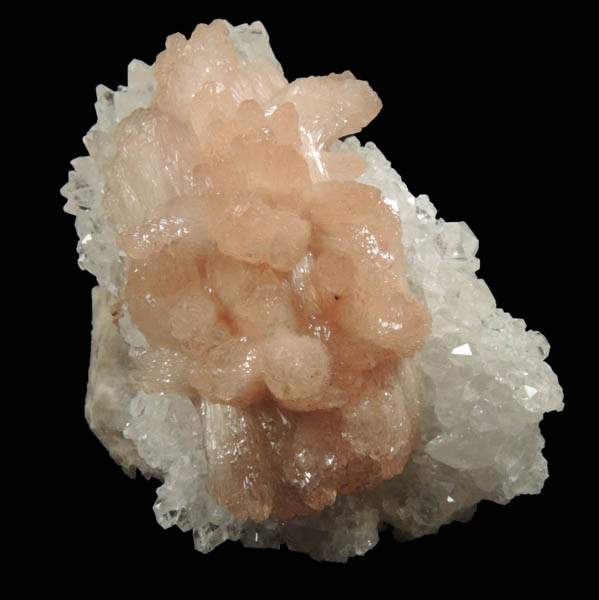 Olmiite on Calcite from N'Chwaning II Mine, Kalahari Manganese Field, Northern Cape Province, South Africa (Type Locality for Olmiite)