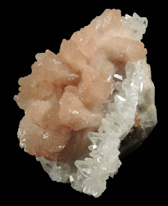 Olmiite on Calcite from N'Chwaning II Mine, Kalahari Manganese Field, Northern Cape Province, South Africa (Type Locality for Olmiite)