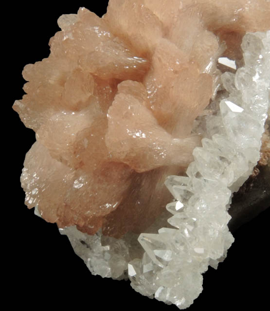 Olmiite on Calcite from N'Chwaning II Mine, Kalahari Manganese Field, Northern Cape Province, South Africa (Type Locality for Olmiite)