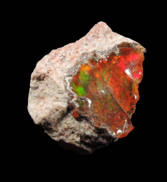 Opal var. Fire opal from Queretaro, Mexico