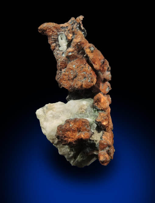 Copper (crystallized native copper) from Ray Mine, Pinal County, Arizona