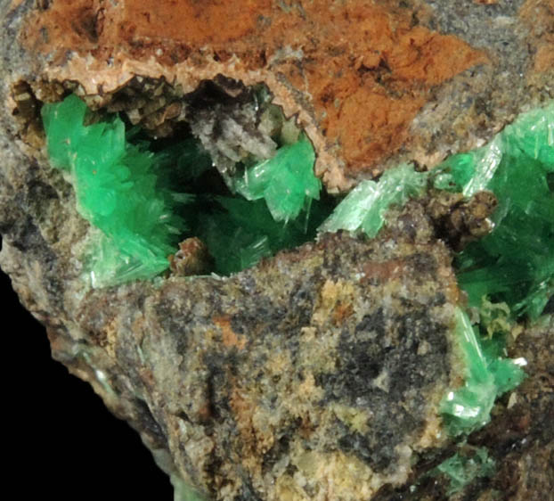 Annabergite from Lavrion (Laurium) Mining District, Attica Peninsula, Greece