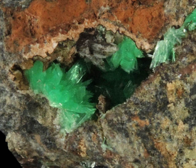 Annabergite from Lavrion (Laurium) Mining District, Attica Peninsula, Greece